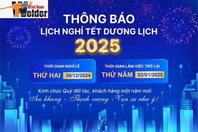 THÔNG BÁO NGHỈ TẾT DƯƠNG LỊCH 2025